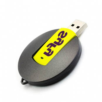 Round Swivel USB Flash Drive