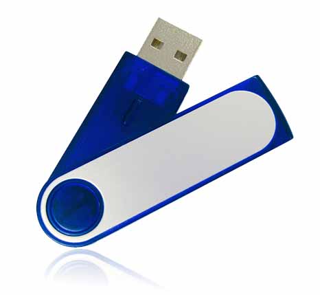 Plastic Swivel USB Flash Drive