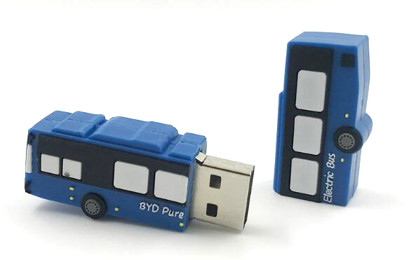 Customized PVC Truck Shaped USB Pen Drive 2GB 4GB 8GB