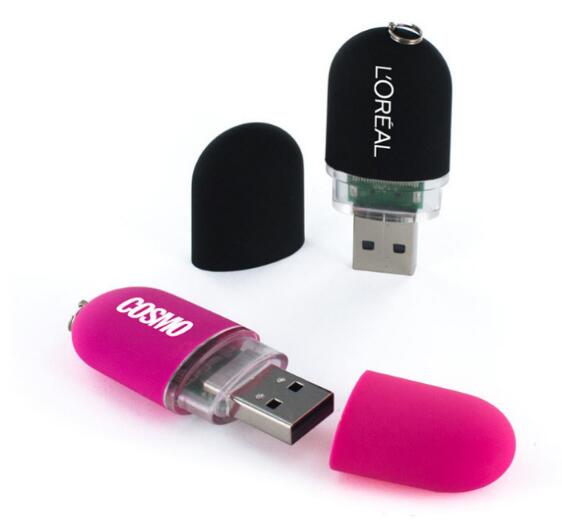 Capsule Shaped USB Flash Drive