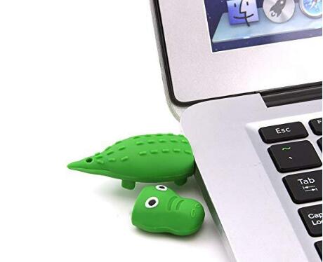 Custom Crocodile Shaped USB Flash Drive