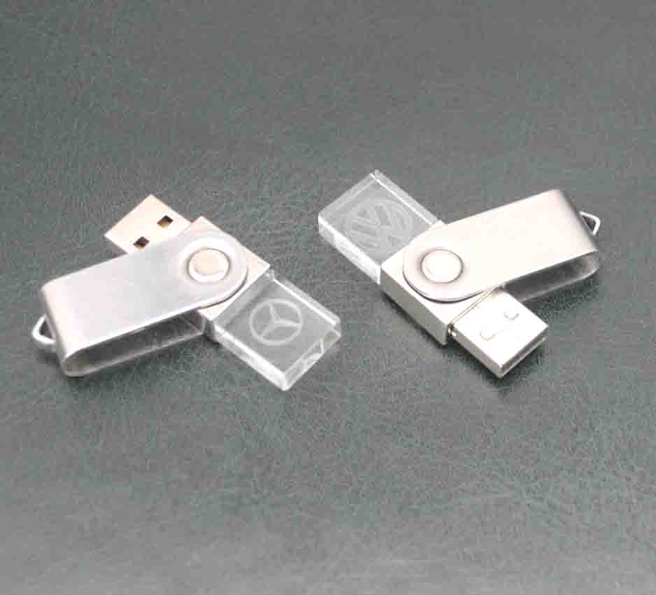 Crystal Twister USB Flash Drive