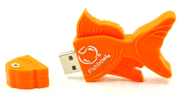Fish Shaped PVC USB Flash Drive