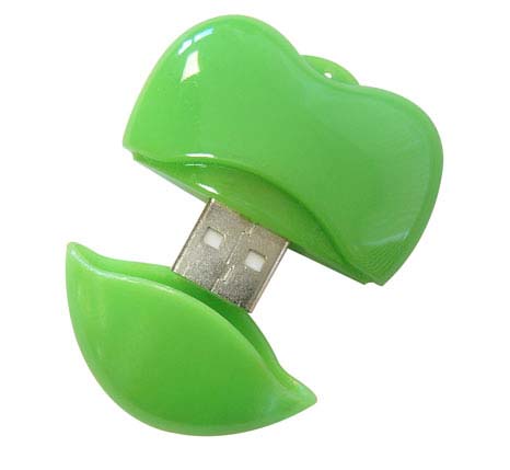 Plastic Heart USB Flash Drive