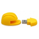 Custom PVC Helmet Shaped USB Flash Drive