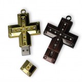 Metal Cross Shaped USB Flash Drive