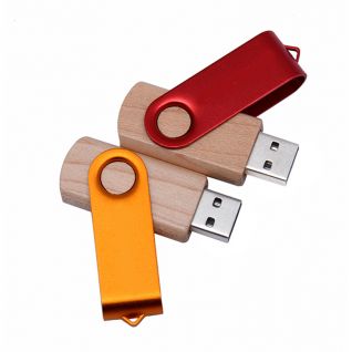 Wooden Twist USB Drive