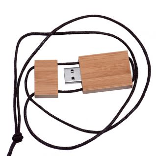 Wooden Lanyard USB Drive