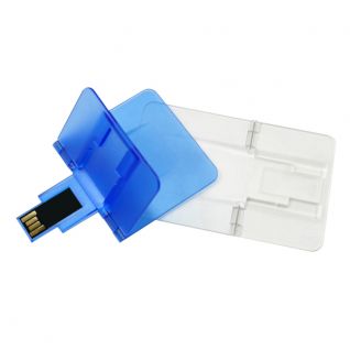 Rotating card shaped USB drive