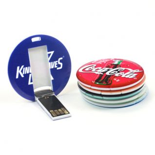 Round Card USB Flash Drive