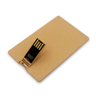 Wheat Straw Card USB Drive