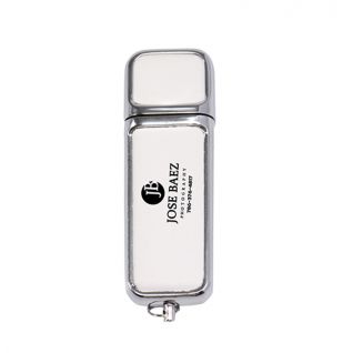 White Leather USB Drive