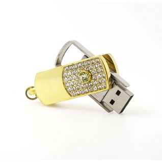 golden jewelry USB drive