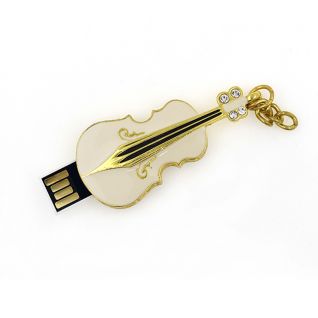 jewelry violin shaped USB drive