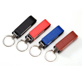 Leather Keychain USB Drive