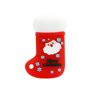 Christmas stocking shaped USB drive