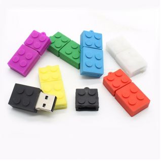 Lego block shaped USB drive