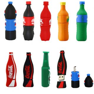 beverage bottle shaped USB drive