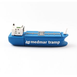 customized cargo ship shaped USB drive