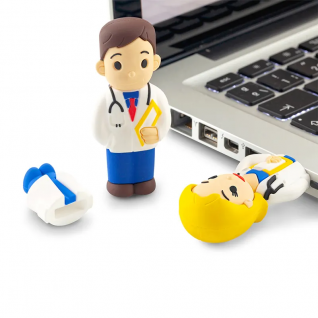 customized doctor shaped USB drive