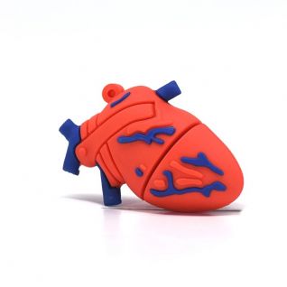 customized heart shaped USB drive