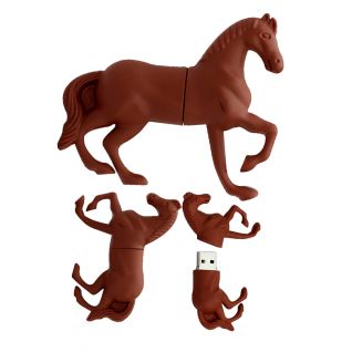 customized horse shaped USB drive