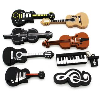 customized musical instrument shaped USB drive