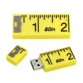 customized ruler shaped USB drive