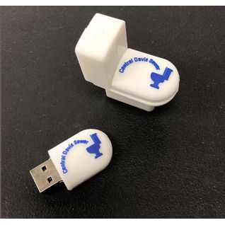 customized toilet shaped USB drive