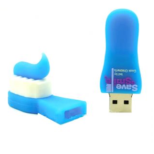 customized toothbrush shaped USB drive