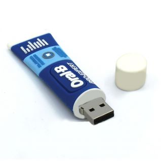 customized toothpaste shaped USB drive