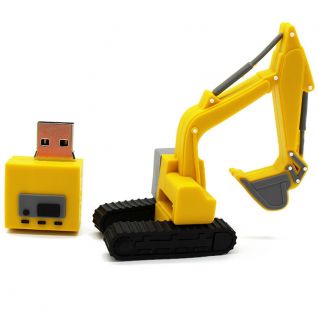 excavator shaped USB drive